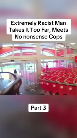Extremely Racist Man Takes It Too Far, Meets No nonsense Cops#cops #copsoftiktok #police #policeofficer #bodycam #crime #truecrime #truestory #foryou #fyp 