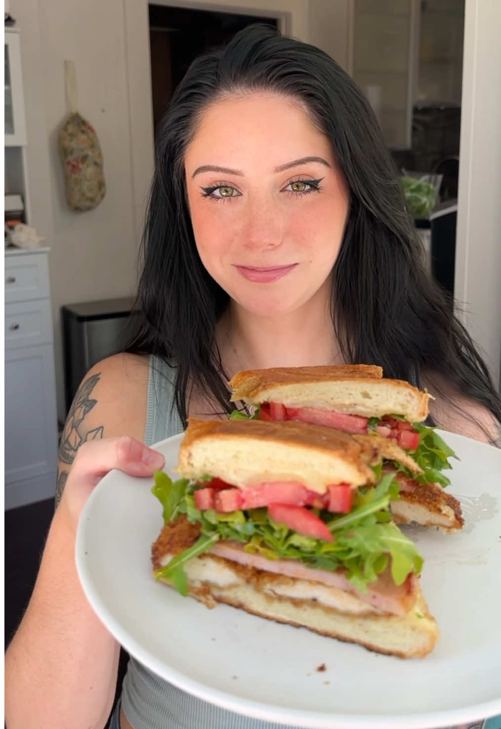 Chicken Cordon Bleu Inspired Sandwich!