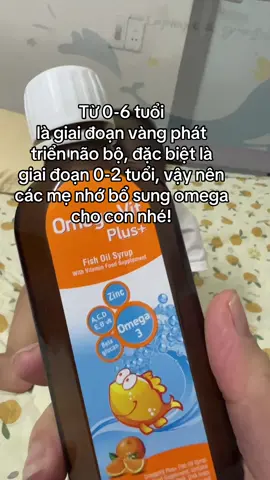 Từ 0-6 tuổi là giai đoạn vàng phát triển não bộ, đặc biệt là giai đoạn 0-2 tuổi#omega #omegavitplus #phattrientuduy #tangdekhang #mebimsuachamcon #xuhuongtiktok 