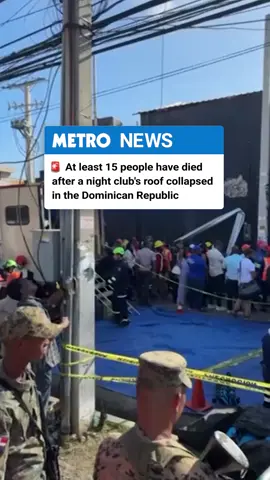 BREAKING: At least 15 people died and more than 120 were injured after a roof fell at a nightclub in Santo Domingo, the capital of the Dominican Republic. Jet Set nightclub was reportedly hosting a performance by singer Rubby Perez when the tragedy happened.  #breakingnews #nightclub #dominicanrepublic #worldnews #news