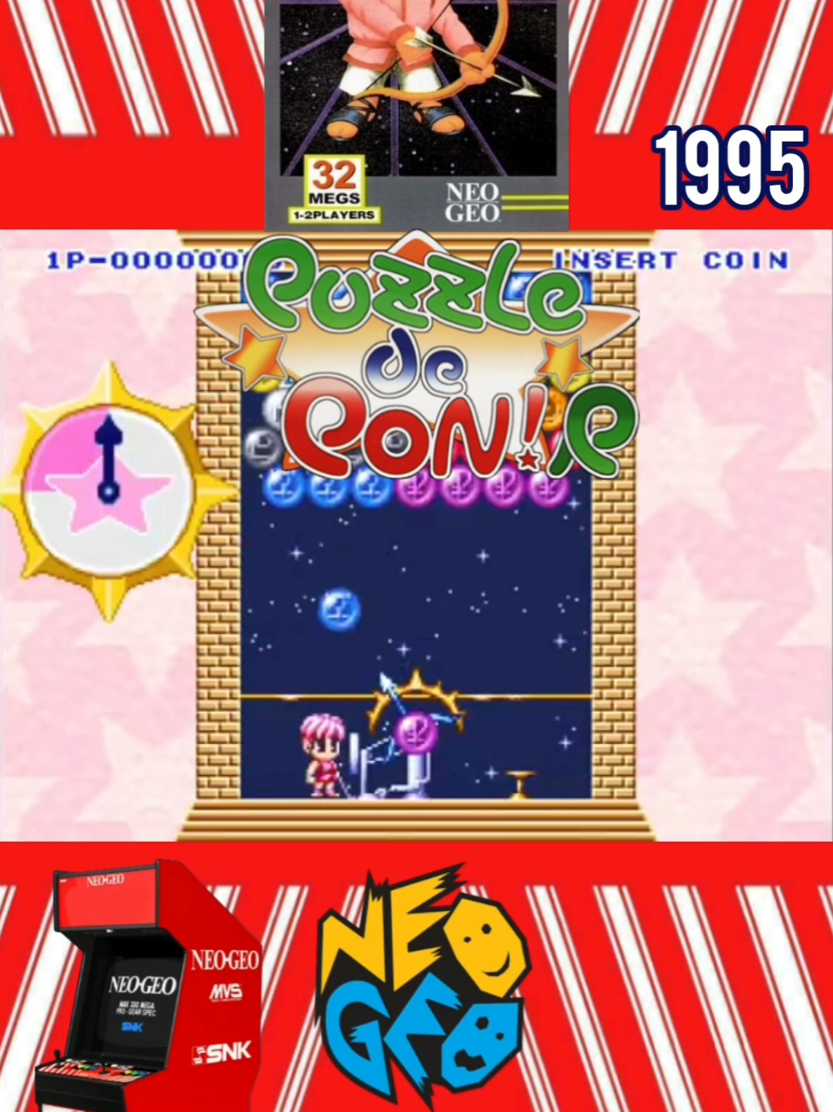 PUZZLE DE PON! R #retro #games #gamer #retrogames #nostalgia #80s #90s #puzzle #pon #neogeo 