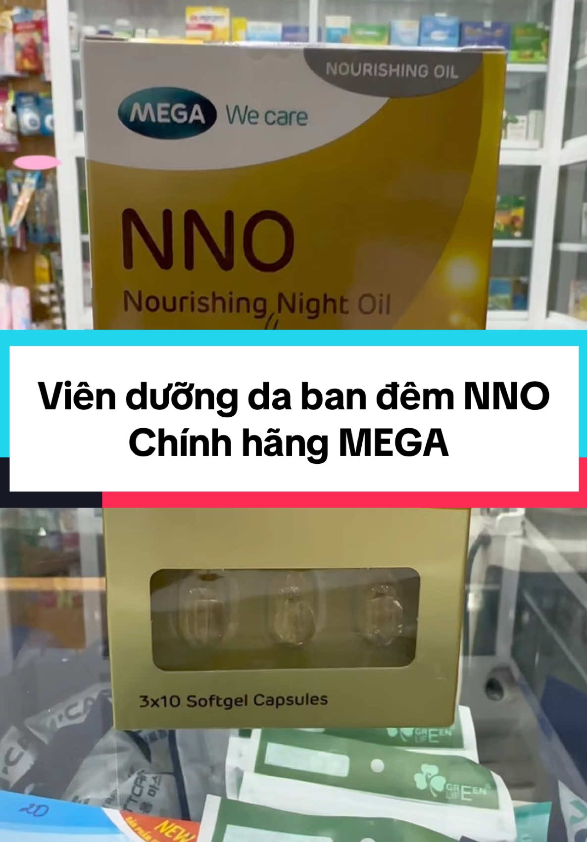 Viên dưỡng da ban đêm NNO #vienduongda #nno #mega #vienserumcolagen 