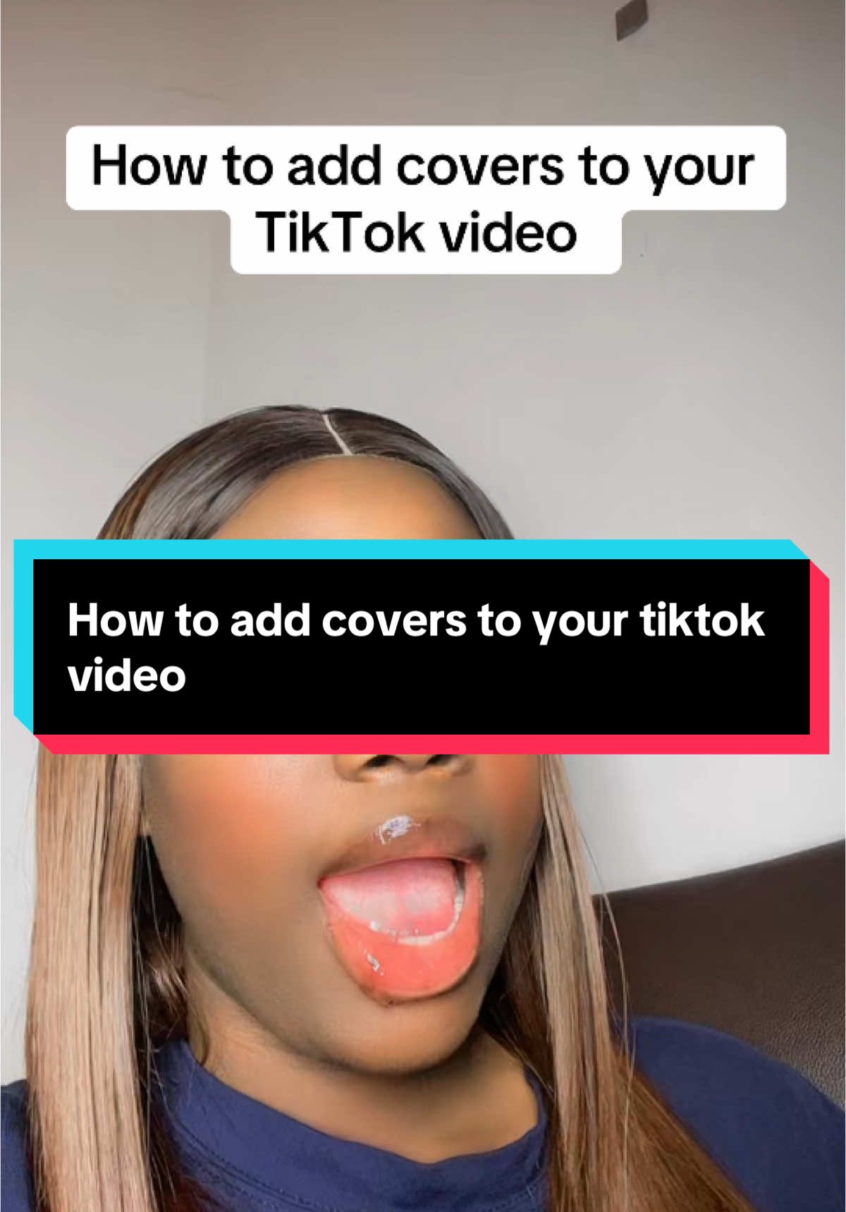 How to add covers to your TikTok video #newontiktok #tiktokgrowth #tiktokbeginners #tiktoktutorials #creatortips #tiktoktips #queenzoe02 #queenzoeoftiktok 