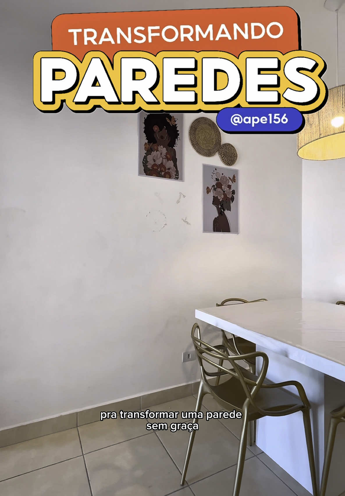 Gostou dessa transformação? #comprinha #decoracao #cimentoqueimado #dica #transformação 