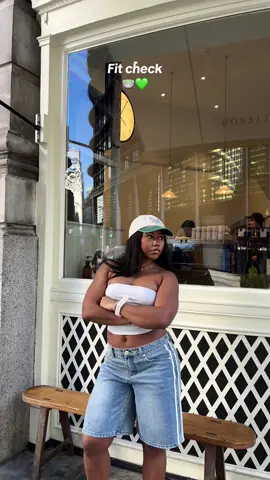 Fit check 🍵💚 #fitcheckgirl #fitcheckfashion #jortsoutfit #springlooks 