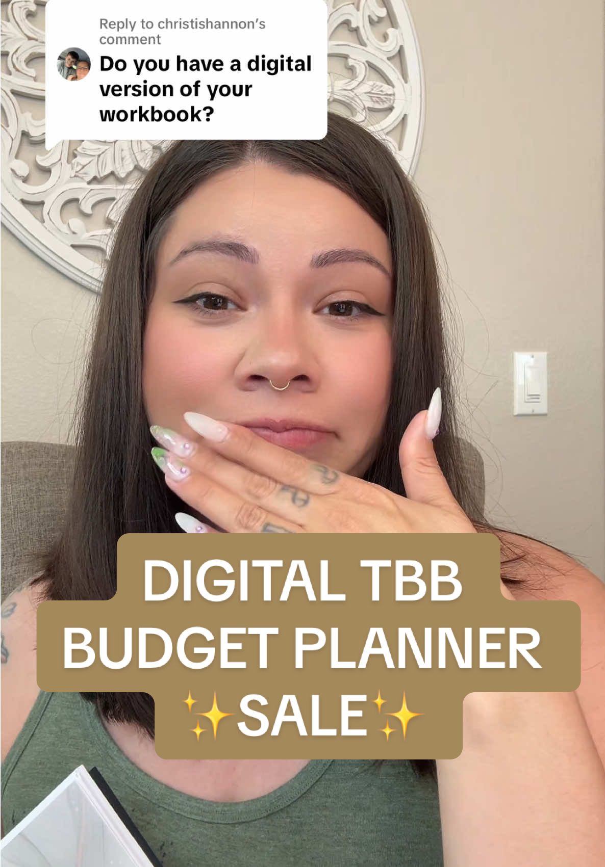 Replying to @christishannon it’s a massive discount and your worth it!!! 🖤 #digitalplanner #goodnotes #budgetplanner #budgetbinder #thatbudgetbabe #planner #plannertok 