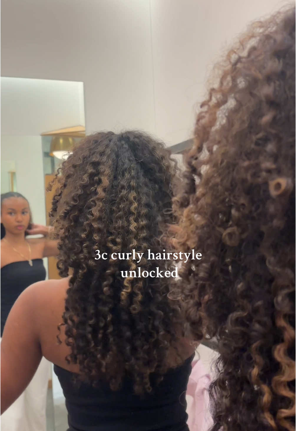 my FAVORITE curly hairstyle for volume + length #CapCut #curlyhairstyles #curls #naturalhair 