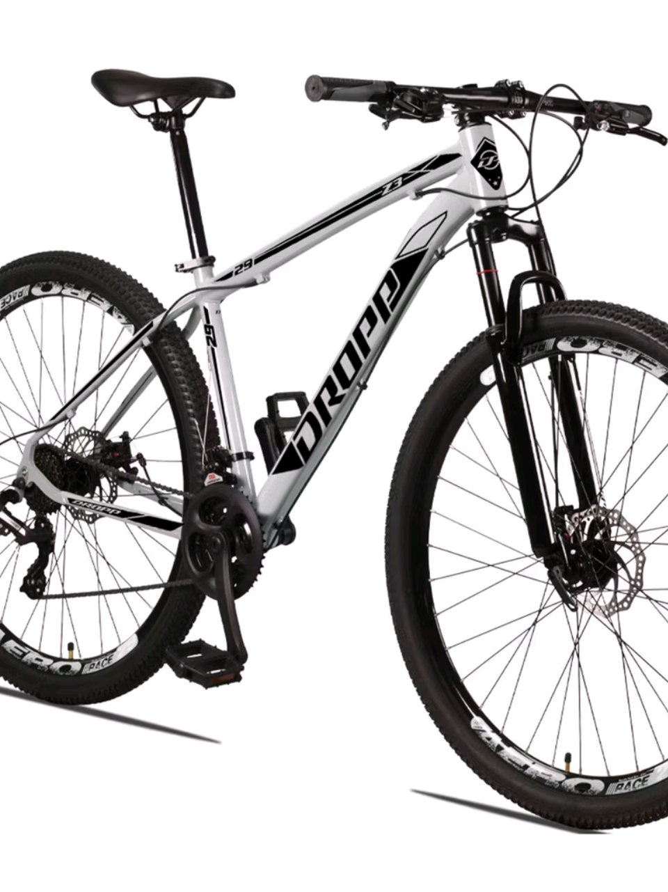 Bicicleta Aro 29 Dropp Z3 Câmbios Shimano 21 Vel Marchas Freio a Disco Mecânico com Suspensão Diante.   #comprinhasshopee #fuy #bicicleta #sholawat #desconto 