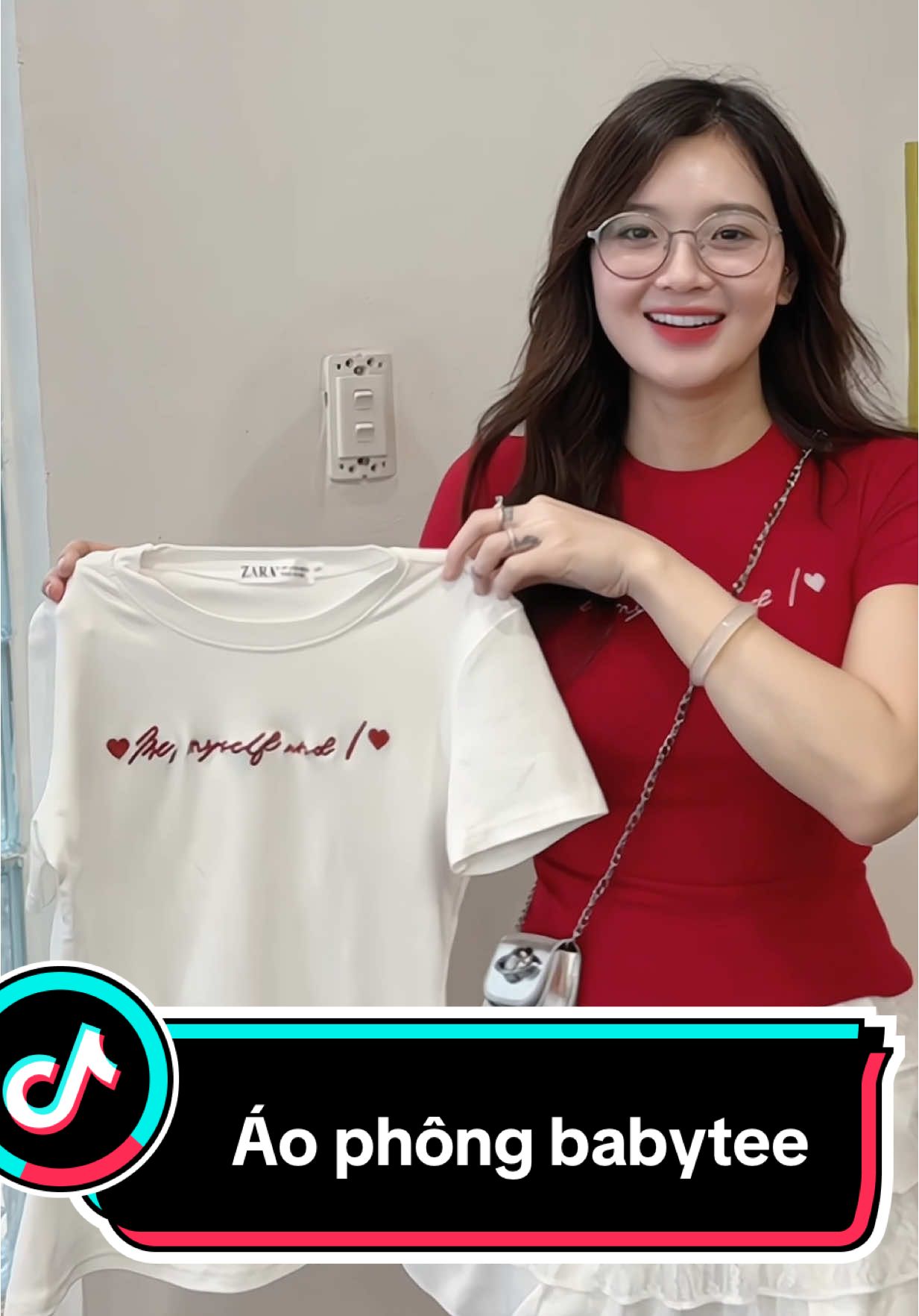 Áo phông babytee #xuhuongtiktok #thoitrangnu #quycohontram #aophong #aothun #aoxinh #babytee 