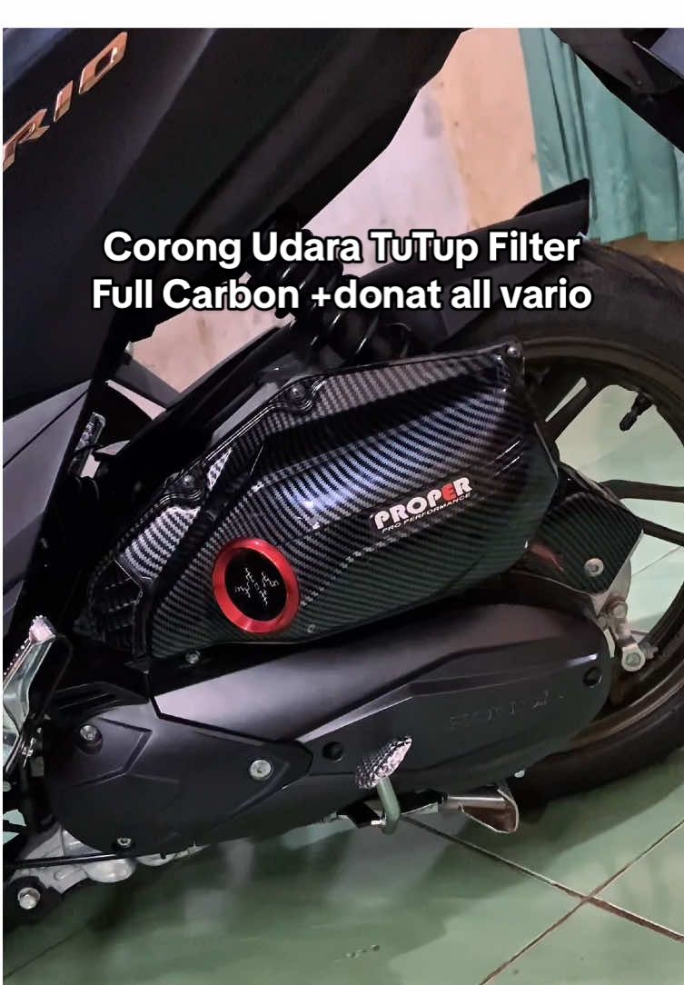 Gas beli udh full carbon motif yh banyak #fyp #coverfilter #vario125 