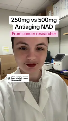 Replying to @DonniHaas their new 500mg NAD with resveratrol (NAD+ advanced) would be perfect for you! #womenshealth #antiaging #supplements #nad #nadsupplement #over40 #over50 