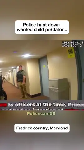 Fredrick country sheriffs office hunt down wanted child predator… what are your thoughts? #copsoftiktok #police #policeofficer #maryland #bodycam #arested