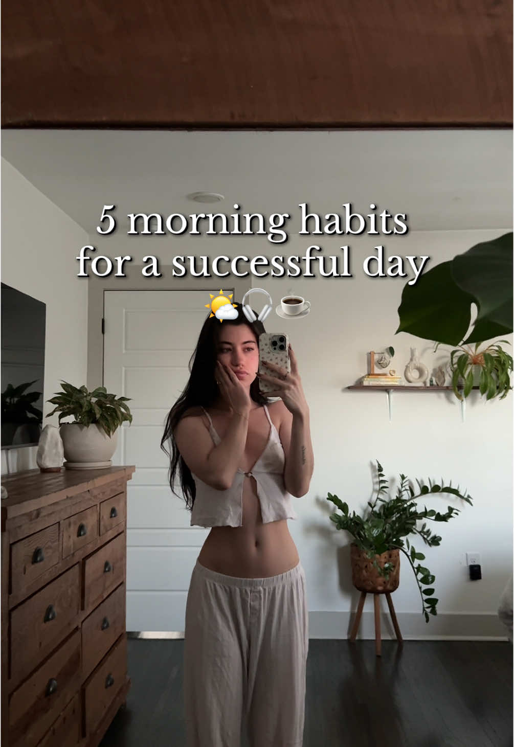 5 easy morning habits that set the tone for a successful day 🌤️☕️🦋 #morningroutine #habits #habitforming #healthy #healthylifestyle #morninghabits #motivation 