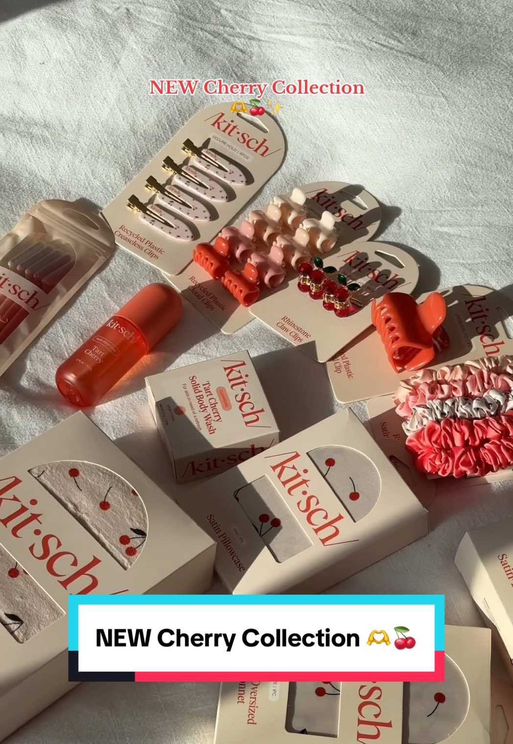 New season, new scent, new obsessions! 🍒 The Very Cherry Collection is officially here, and it’s sweeter than ever! 💕⁠ @Content by tommie #cherry #cherryblossom #new #hairaccessories #hairperfume #springhairstyle #hairtok #cherryhair #foryoupage #viral #clawclip #fragrance #trending #fyp #kitsch 