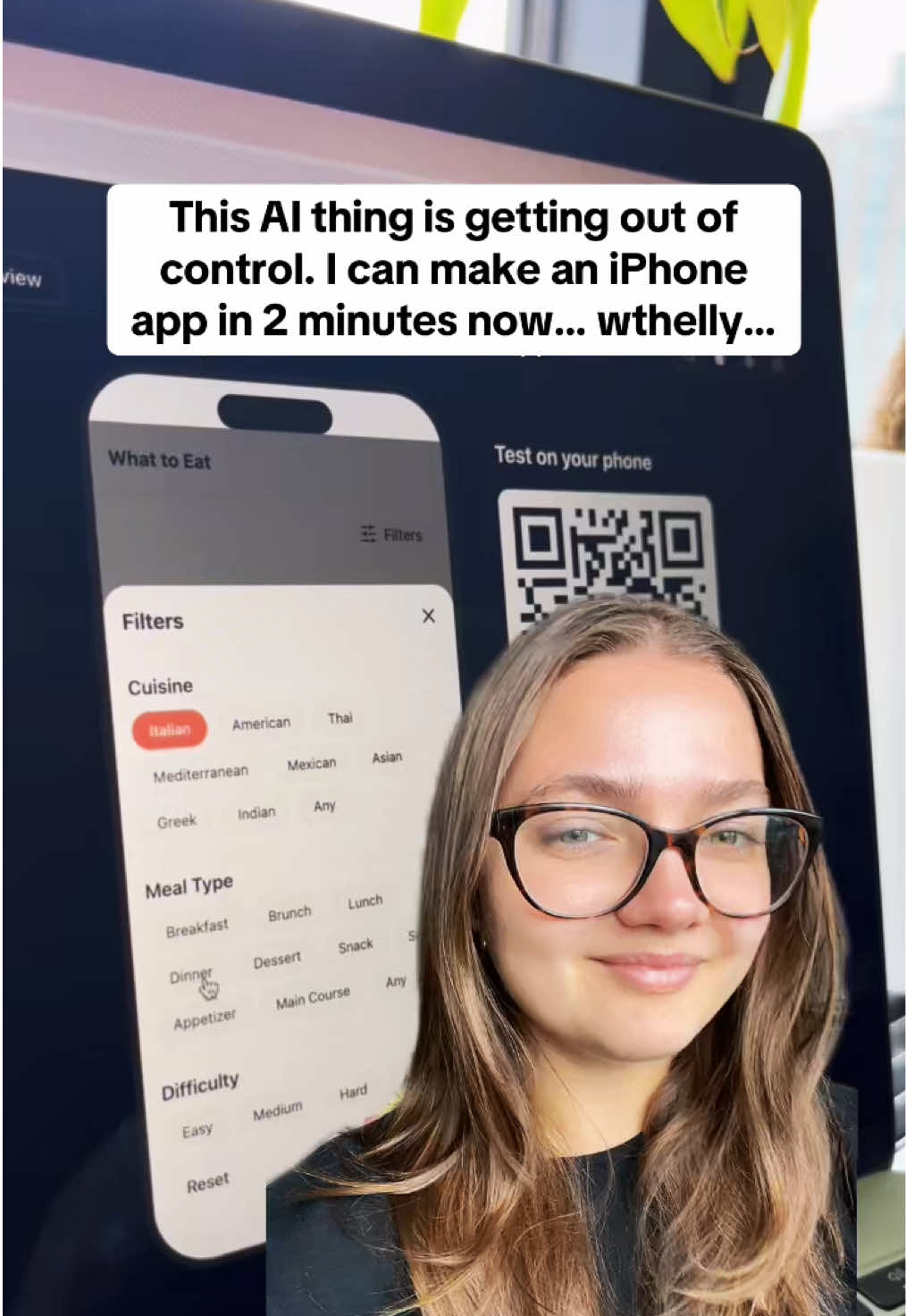 my family is gonna think im a GENIUS #artificialintelligence #ai #app #makinganapp #fypシ #aitechnology #rorkai #aiapps #hacks #girlssupportgirls #genius #mindblown #woah #wthelly #trending #trendingsong #greenscreenvideo 