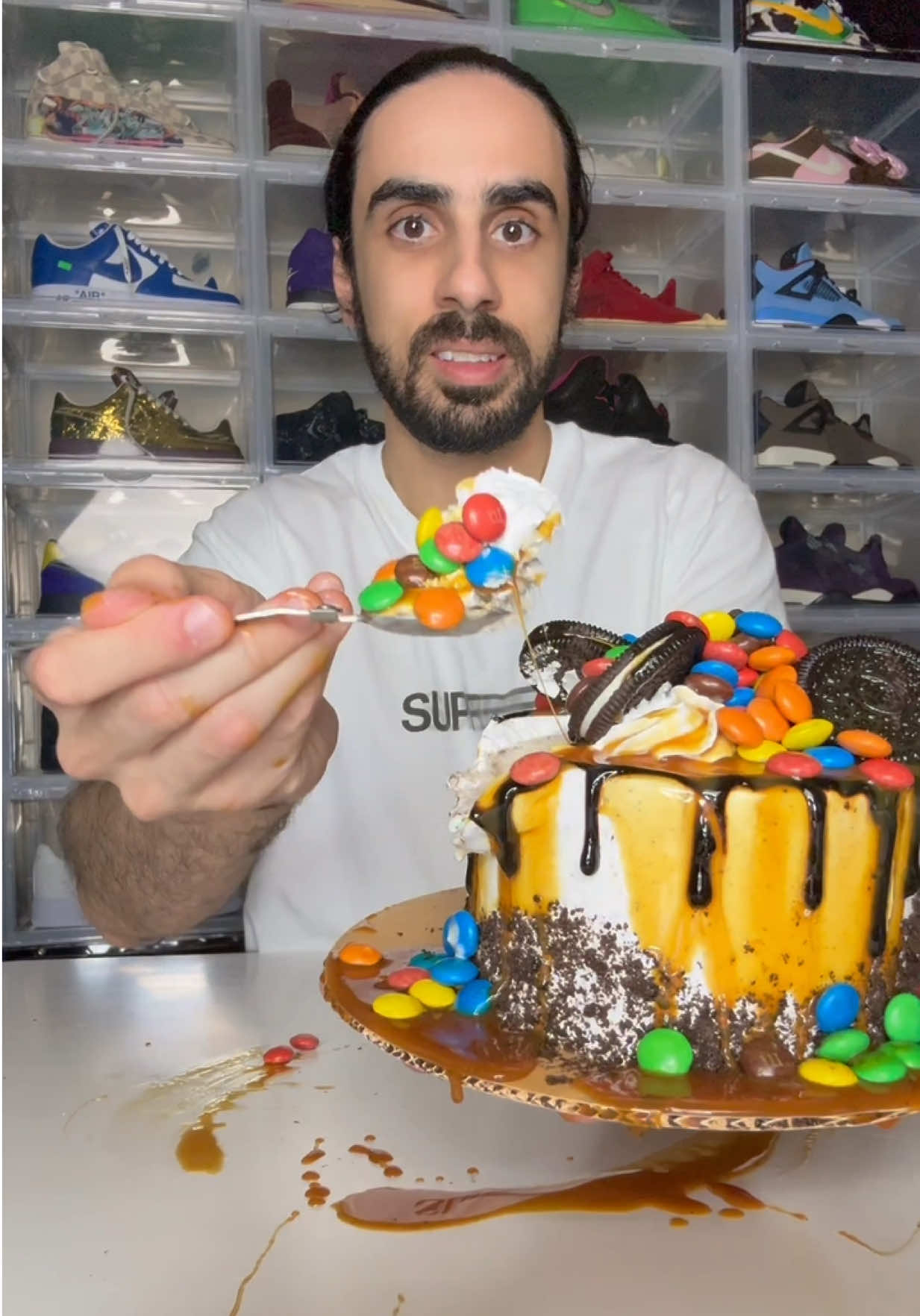 Don’t waste food. Always keep it So Halal Mode 😃👍 #baderalsafar #dontwaste #food #asmr #satisfying #foryou #fyp #foryoupage #cake #icecream 