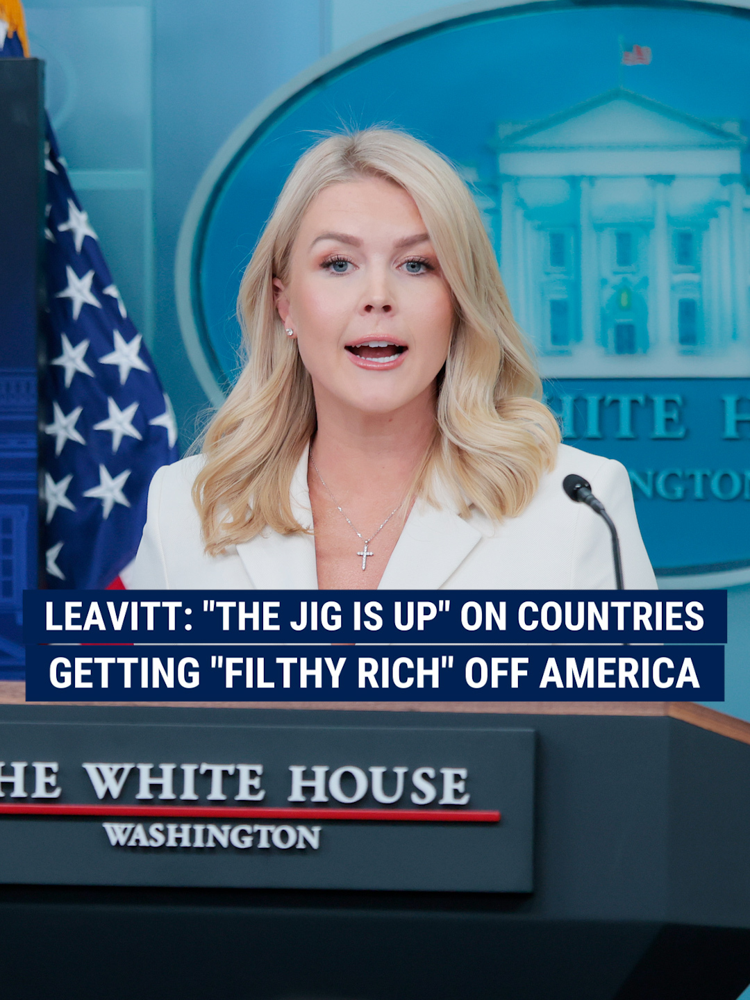 White House press secretary Karoline Leavitt calls out countries that have gotten 