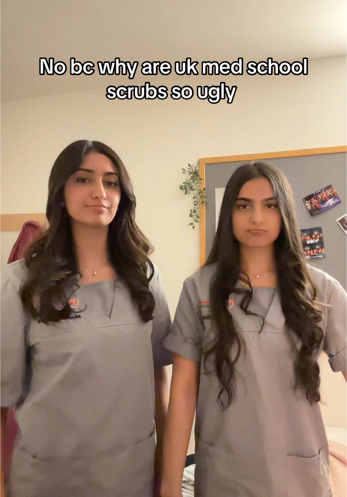 They’re so boxy and unflattering😭 #medicine #medstudent #medschoolproblems #futuredoctor  #medicalschool #womeninstem #uni #browngirl #ukmedicalschool #scrubs #uktiktok #anki #medschool #medschoolexams 