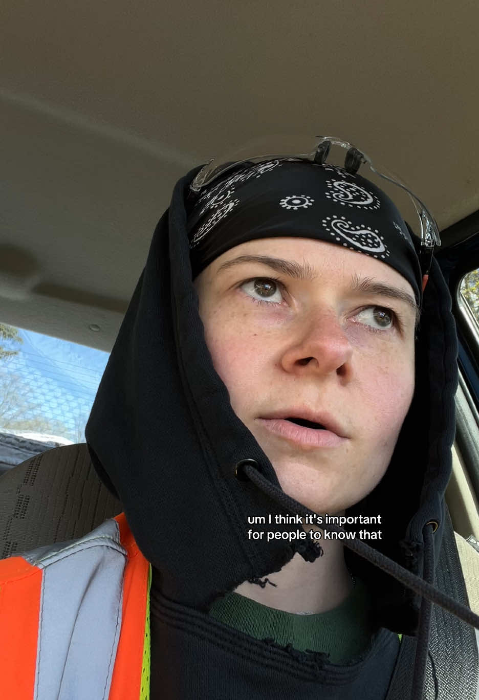 Further, tailgating and not knowing how to park your big boy truck is also gender affirming care #patriarchyproblems #patriarchy #feminism #womenintrades 