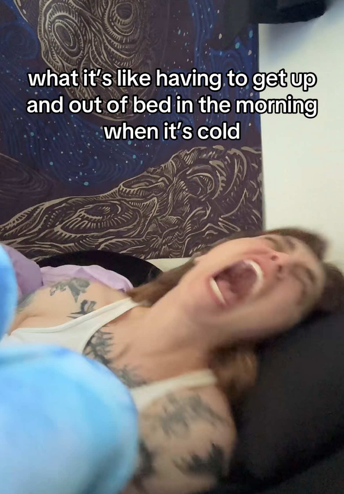 sorry boss, I can’t come into work today.. my bed is warm and cozy and leaving it alone feels wrong 