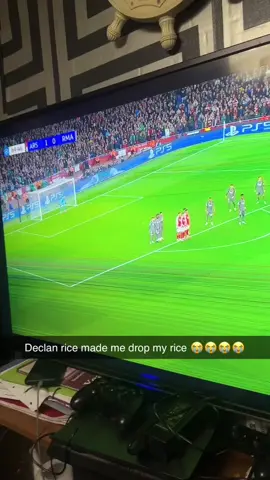 One rice had to go init 🙏🏾😭😭😭😭 #declanrice #football #realmadrid #arsenal 