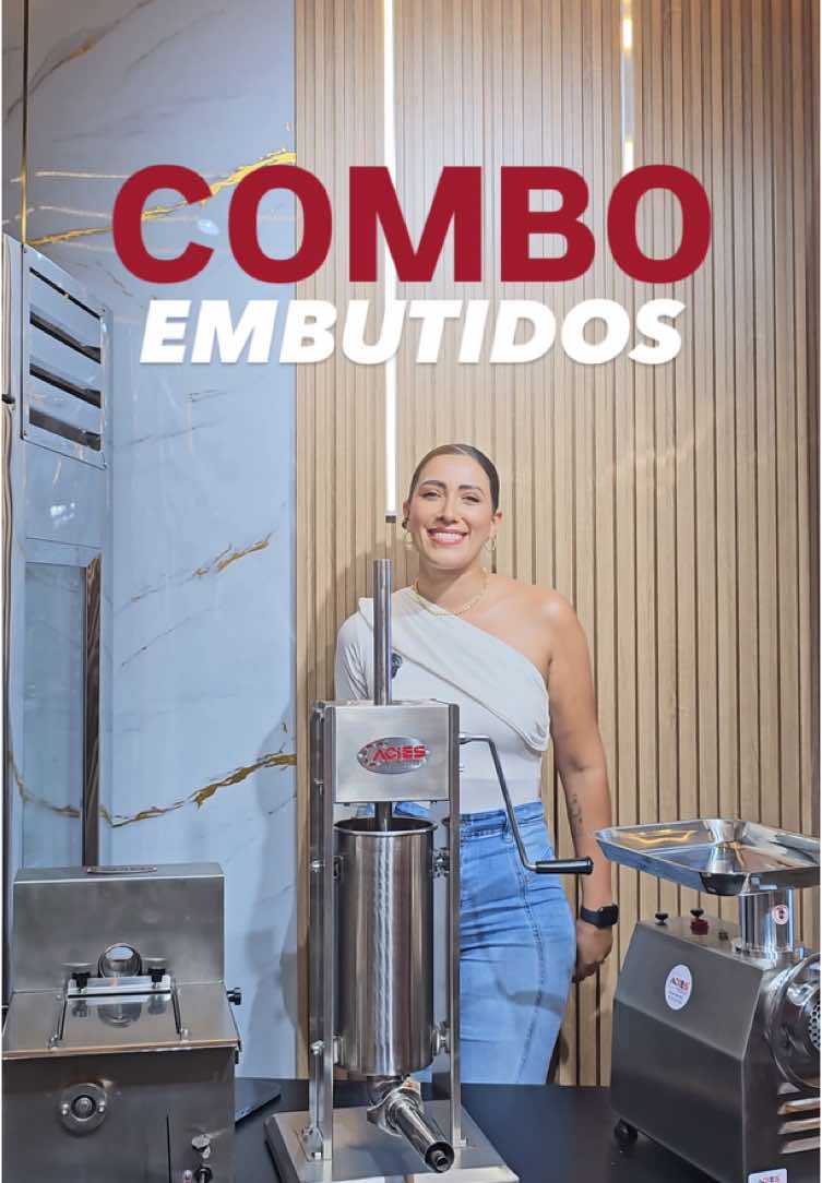 El combo ideal para tu negocio de embutidos! Molinos, embutidoras y amarradoras que hacen la diferencia. 🌟💸 #amarradorachorizo #amarradoradechorizo #maquinaamarradoradechorizo #chorizo #embutidora #embutidoramanual #embutidoraelectrica #embutidoradechorizo #churros #maquinachurro #molinocarne #molinosdecarne #molercarne #carnemolida #dispensadordejugo 