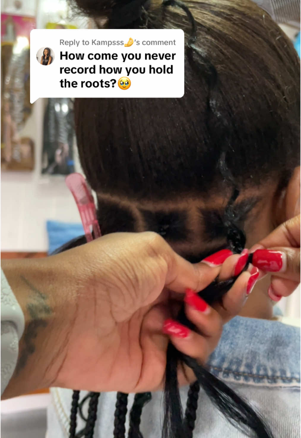 Replying to @Kampsss🤌 #knotlessbraidstutorial #braidtutorial #braidstylist #fypofficial #foryoupage #laho 