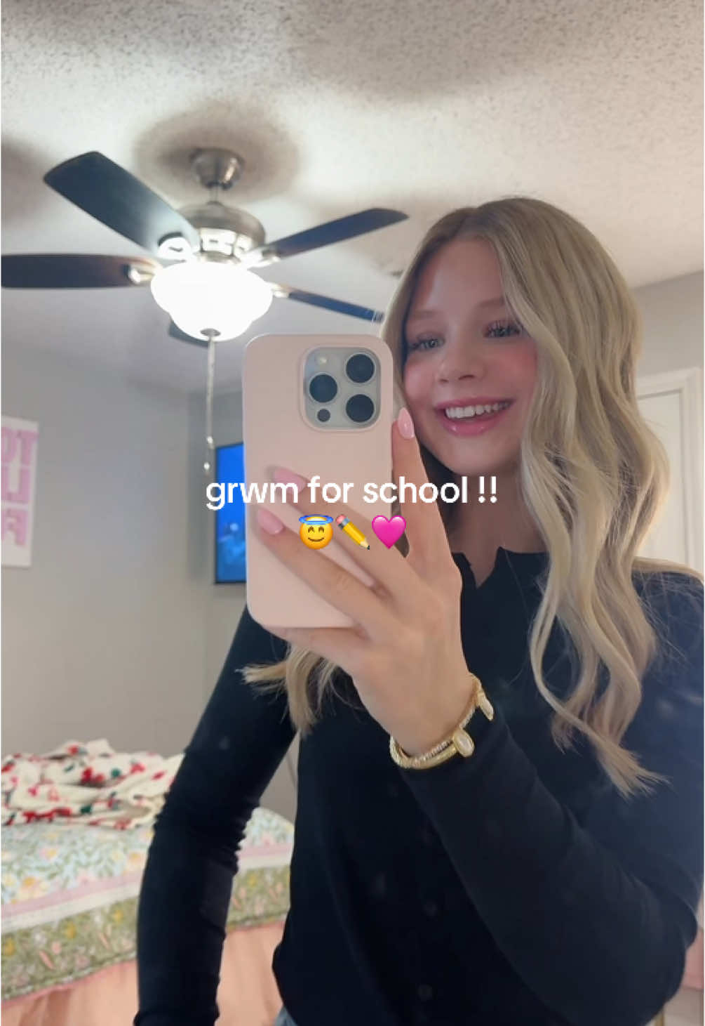 grwm for school!!😇😇  #getreadywithme #grwmmakeup #grwmforschool #schoolgrwm #MakeupRoutine #grwms 