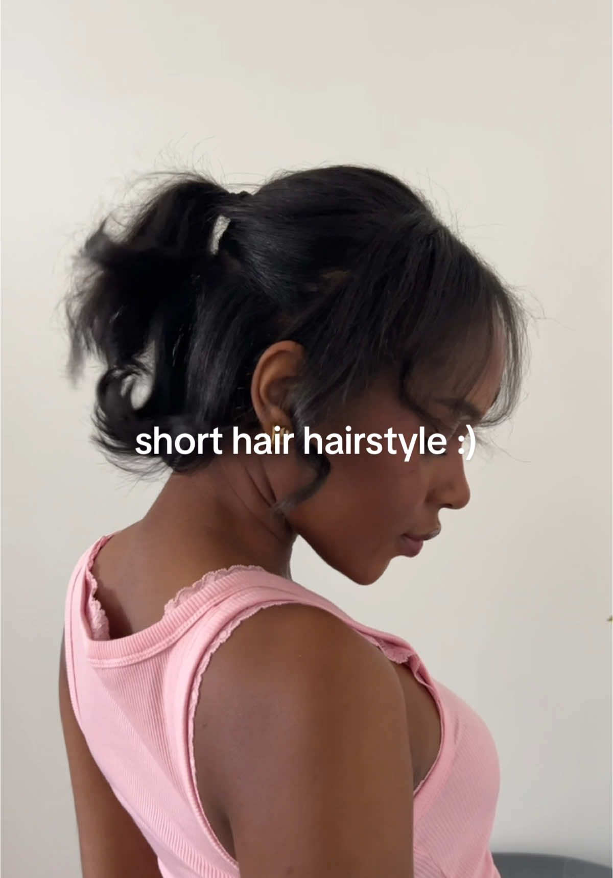 how cuteee 🤭 #hairstyletutorial #hairstyleideas #shorthairstyles #bobhaircut 