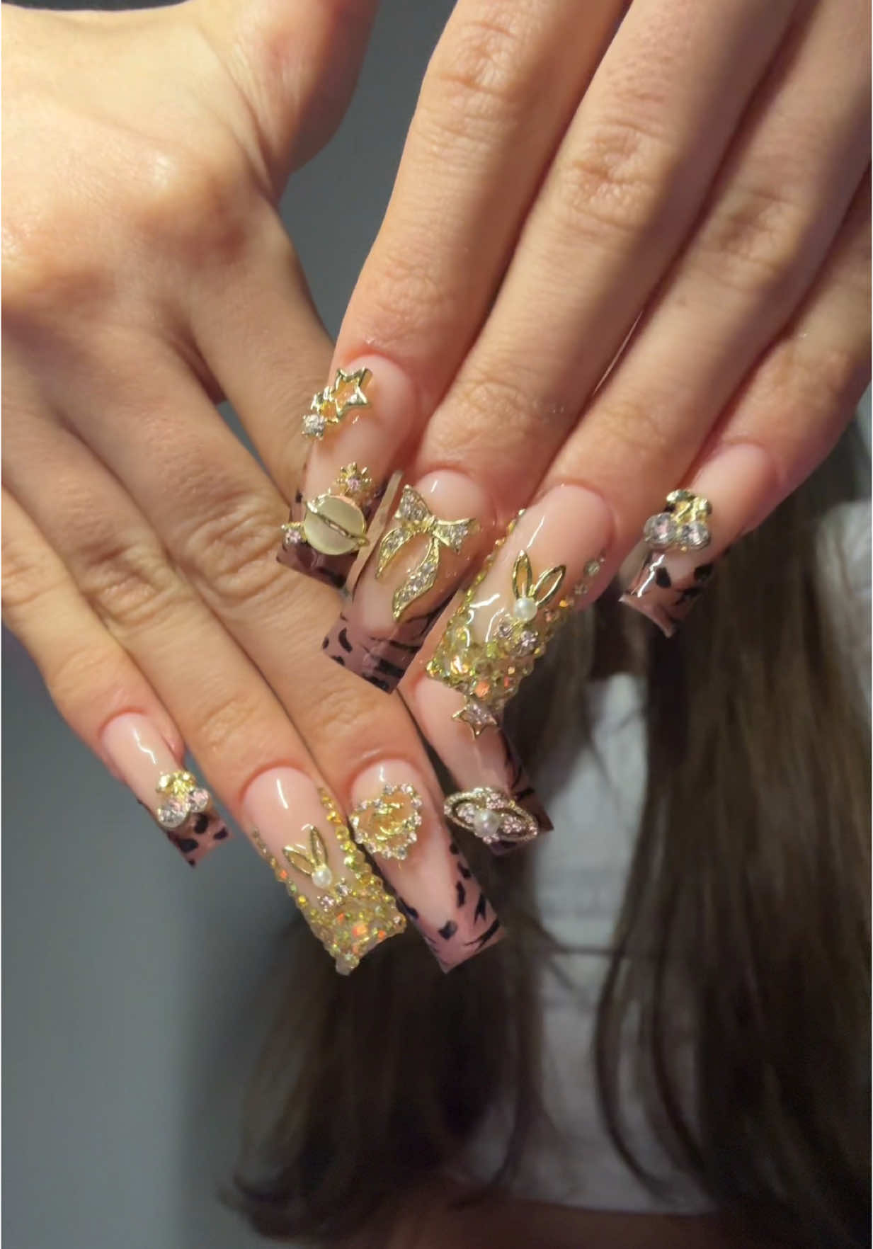 TEAAAAA🐆 #shakhed #viral #trend #nails #nailtransitions 