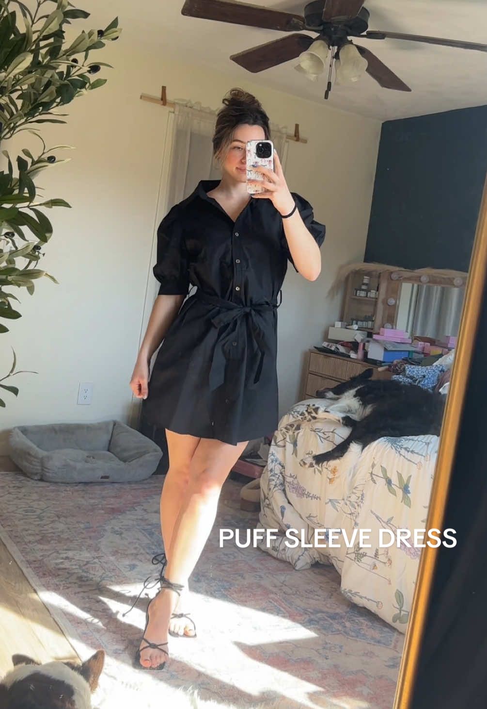 ❤️‍🔥🖤 #dress #puffsleevedress #springfashionfest #TikTokShopSpringGlowUp #springtok #CreatorBoostCamp  #TikTokShopCreatorPicks 