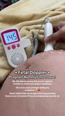 Check your baby's heartbeat anytime or anywhere!! ❤️ #pregnantlifebelike #pregnant #pregnancy #pregnanttiktok #fetaldoppler #doppler #fyp #trending #tiktok 
