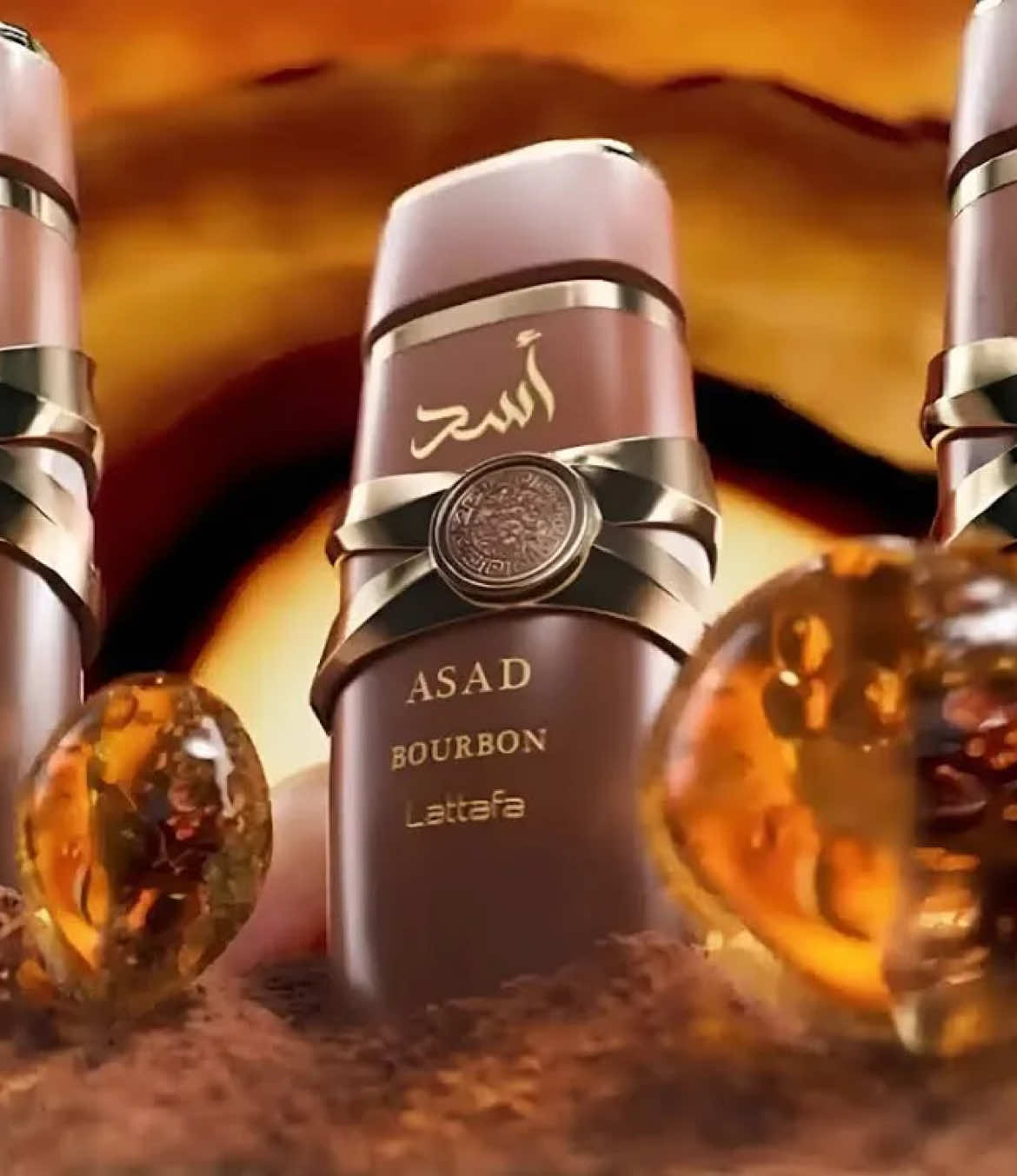 Asad Bourbon 100ml EDP by Lattafa Asad Bourbon starts with juicy Mirabelle plum, zesty pink pepper, and calming lavender for a rich, inviting scent experience. Top Notes: Mirabelle Plum, Pink Pepper, Lavender Heart Notes: Nutmeg, Davana, Cacao Base Notes: Bourbon Vanilla, Vetiver, Amber #asadperfume #asadbourbondelattafa  #lattafa #lattafaperfume  #perfumeaddict #scent #fragrances #fragrancelover #perfumecollection #fragrancereview #fragrances #perfumetok #perfumereview #perfumes #scented #fyp #olvio #olviouk