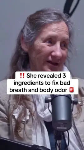 ‼️ She revealed 3 ingredients to fix bad breath and body odor  #barbaraoneill #naturalremedy #bodyodor #badbreath 