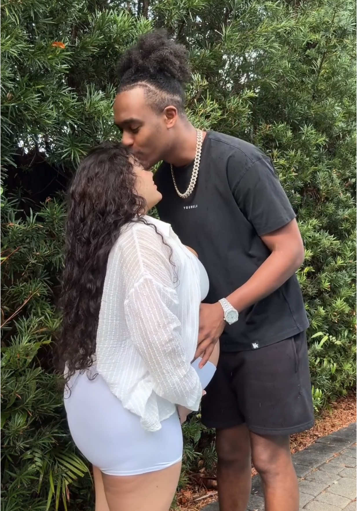 Can’t wait to raise these 3 together 🥰🤰🤰🤰@raqualrose #pregnancy #couplegoals #fyp