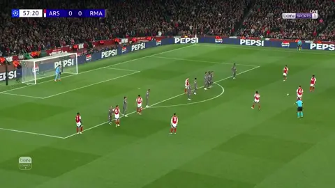 هدف أرسنال الاول عن طريق رايس هدف خرافي  #دوري_ابطال_اوروبا #أرسنال #ريال_مدريد #ملعب_الامارات 