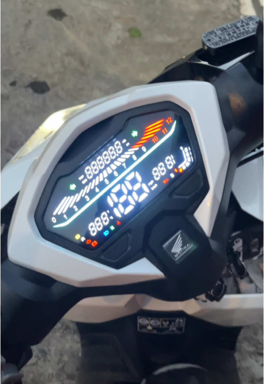 parang sasabak sa racing #speedometer #odo #hondaclick #gauge #digitalspeedometer #fulldigitalspeedometer 