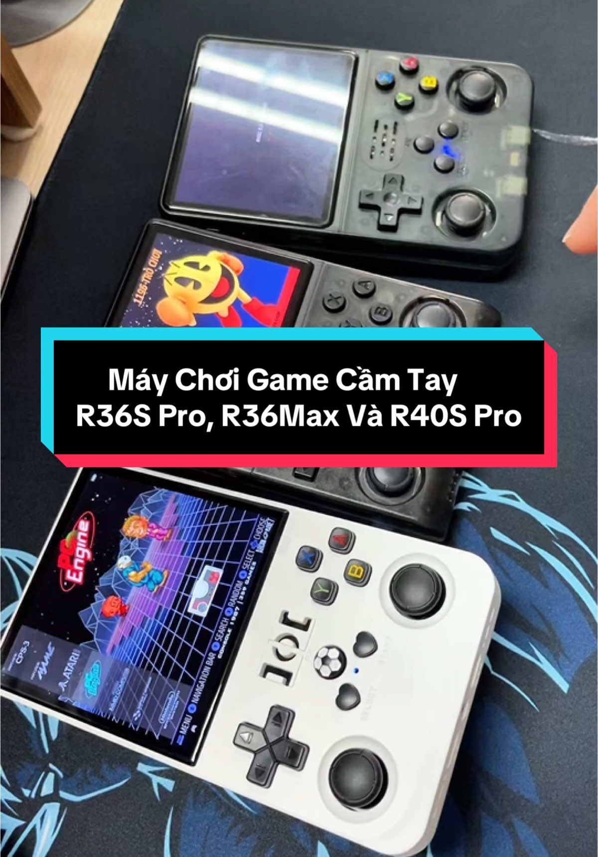 Máy Chơi Game Cầm Tay R36S PRO, R36Max và R40S PRO #cuahang5c #maychoigame #maychoigamecamtay #trochoi #maydientu #setup 