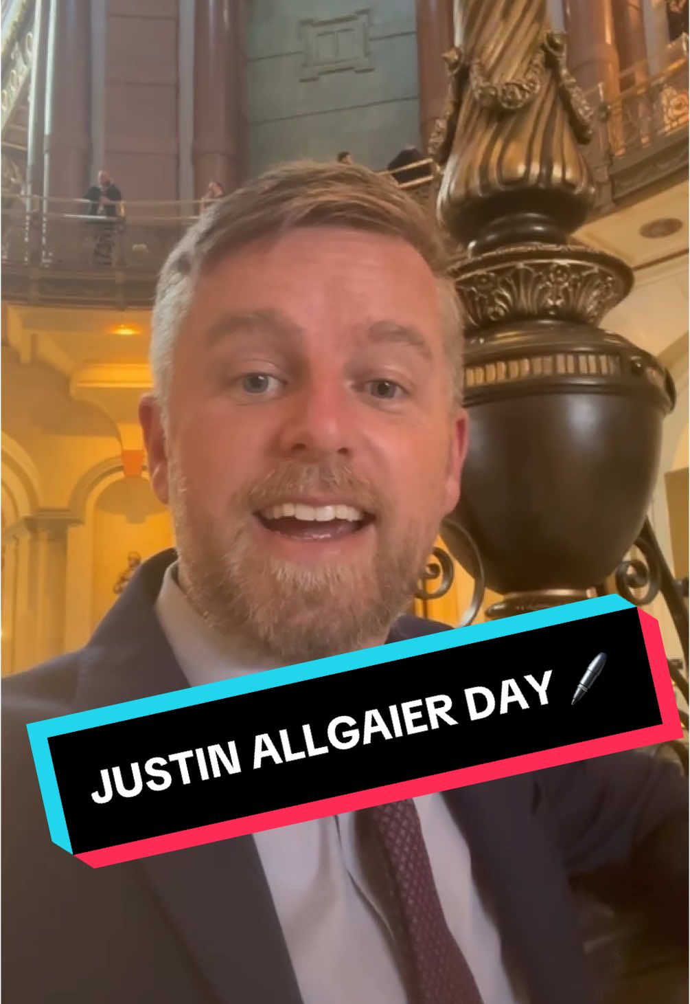 An incredible honor for our champion. November 9th, 2025 in the state of Illinois is now “Justin Allgaier Day”.