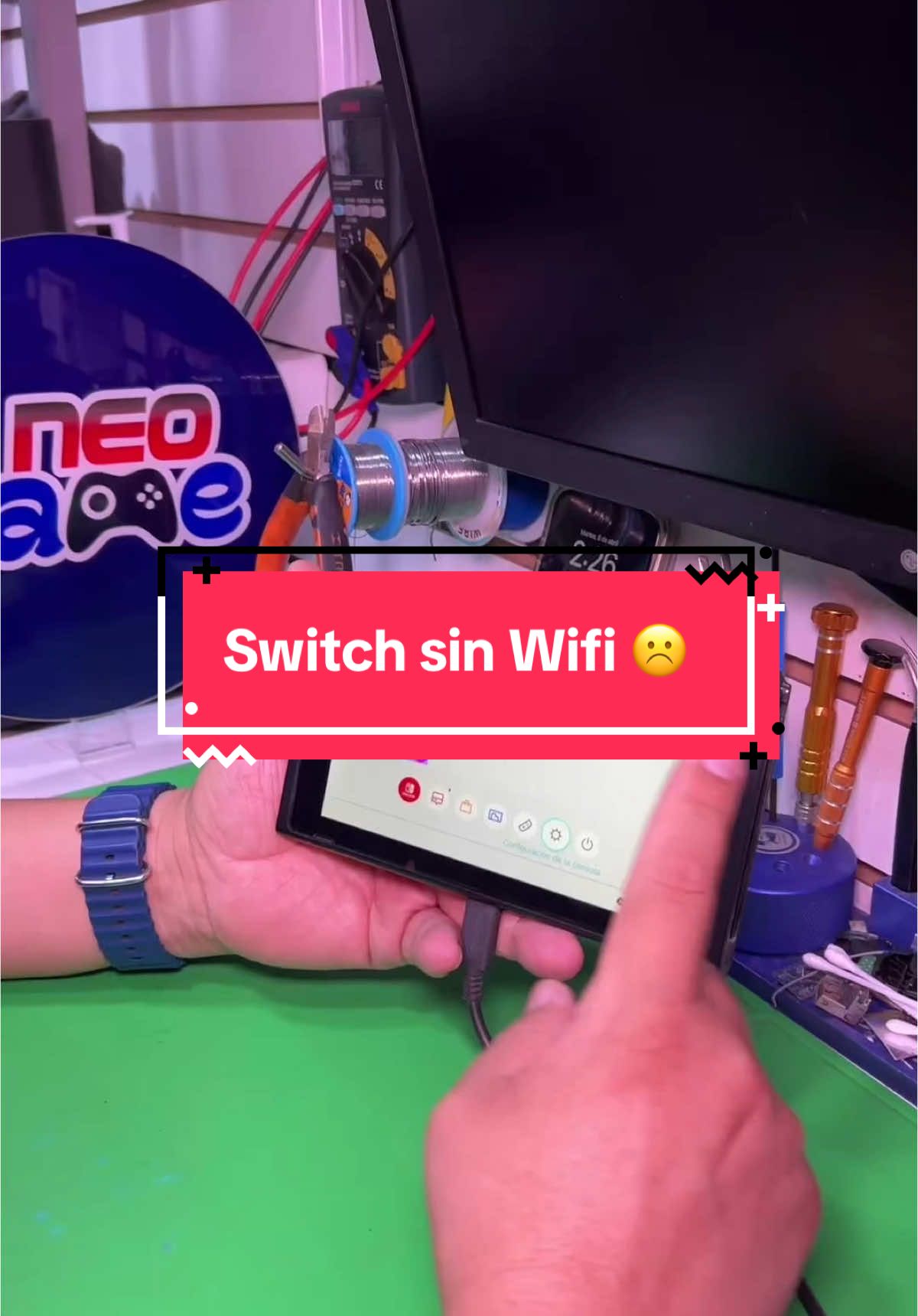 No conecta a internet 😞 #switch #nintendo #reparacion #viral_video #gamers #consolas #juegos #viraltiktok #serviciotecnico #nintendoswitch 