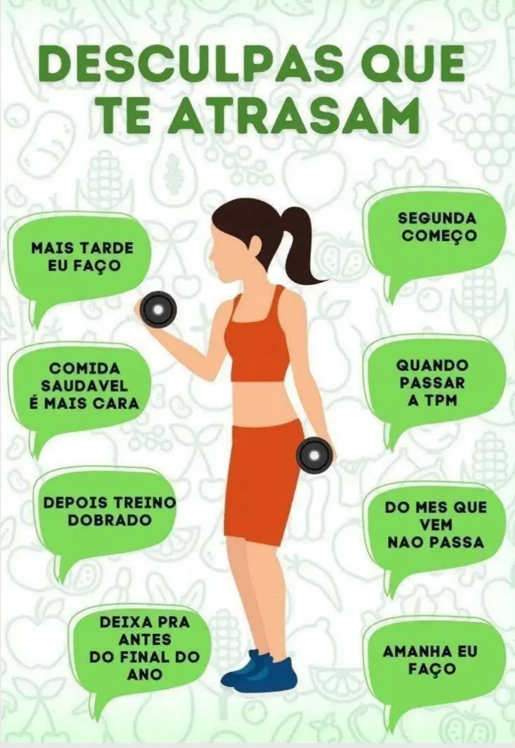 A escolha escolha é sua!!! Bora começar uma vida saudável?