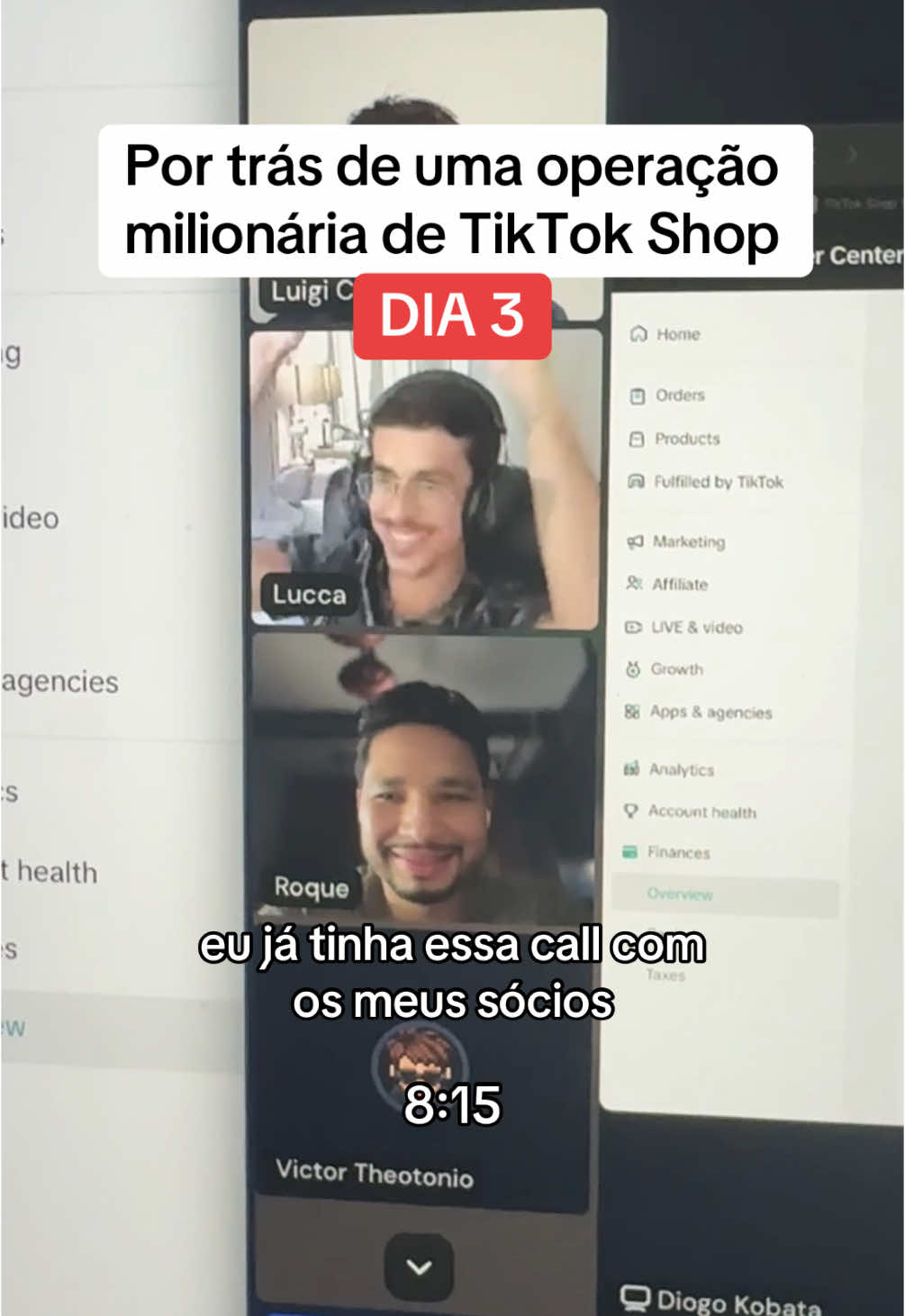um dia na vida de um jovem empreendedor brasileiro  #tiktokshop #tiktokshopbrasil 