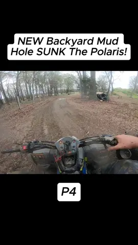 NEW Backyard Mud Hole SUNK The Polaris!