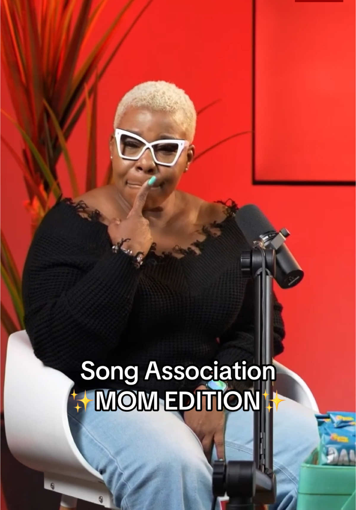 SONG ASSOCIATION: MOM EDITION! Why doesn’t she know anything with the word “Christ” … help 😂😂😂😂 #songassociation #nondapodcast #podcast #podcastclip #jamaicanmom #Blackmom  #jamaicantiktok #rushcam @RushCam 