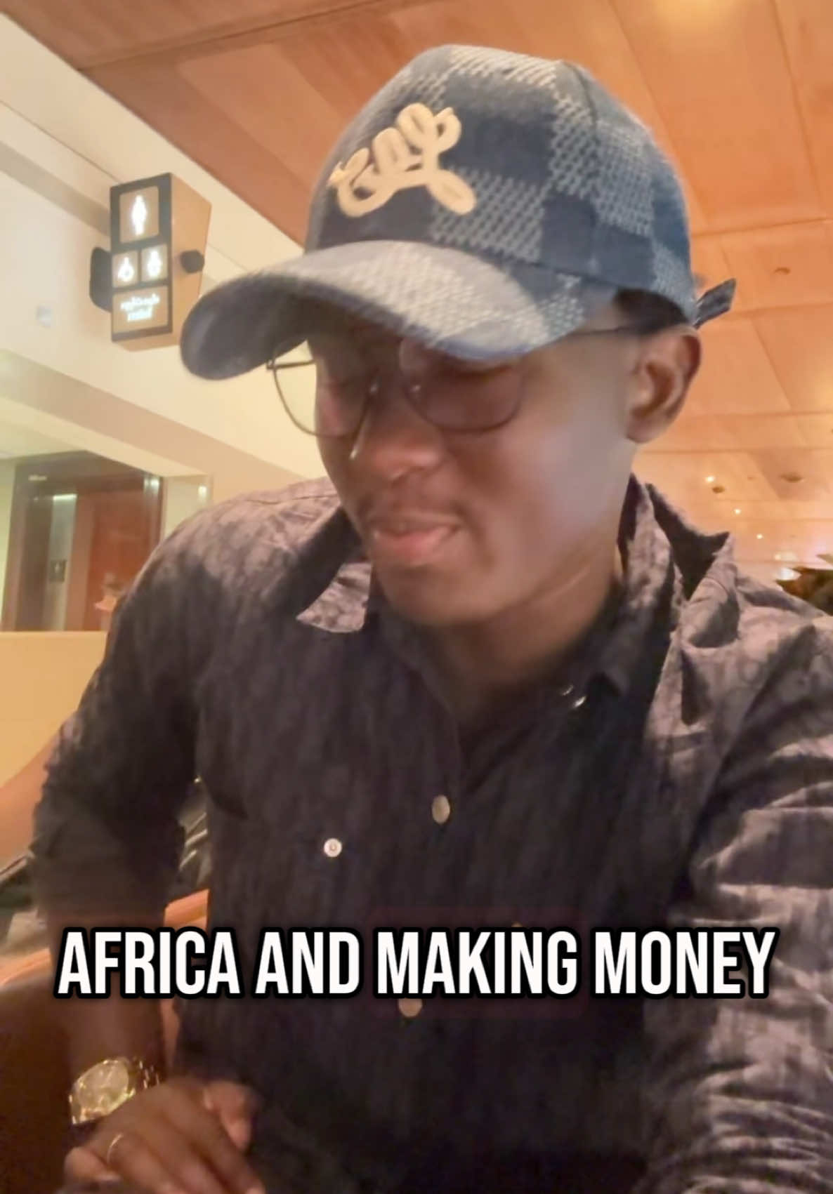 AFRICA AND MAKING MONEY!! 