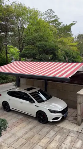 Mái hiên khung hợp kim nhôm vải bạt nhập khẩu cao cấp - Che nắng mưa xếp gọn tiện ích, thẩm mỹ#maichetudong