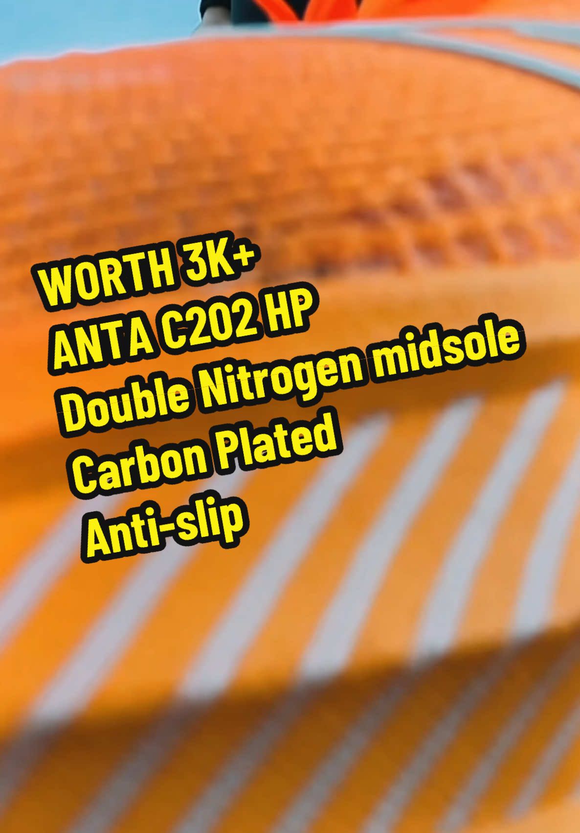 Sulitfinds running shoes worth 3K+!Eto ang Anta C202 HP breathable and comfy! Double Nitrogen midsole technology Nitroedge 83.7% rebound,Anti-slip ang outsole and Carbon Plated. @Anta Global  #anta #antac202hp #shoes #Running #fyp #affiliatemarketing #comfy #sulitfinds #runningshoes #fy 