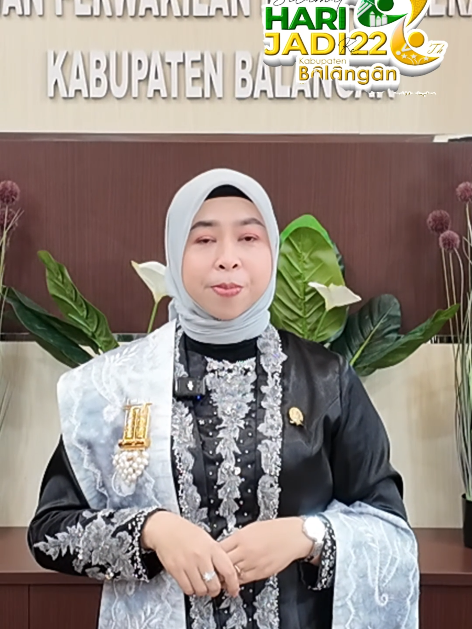 Pimpinan dan segenap anggota DPRD kabupaten Balangan mengucapkan selamat hari jadi Kabupaten Balangan yang ke-22. 