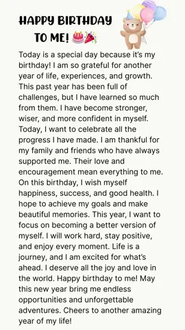 happy birthday to me 🎁🎂 #giaovientienganh #daytienganh #LearnOnTikTok #vocab #luyennghe #toeic #luyennghetienganh #luyennghetoeic #cauchuyen #birthday #happybirthday #chucmungsinhnhat #story #anhvan #hoctienganh