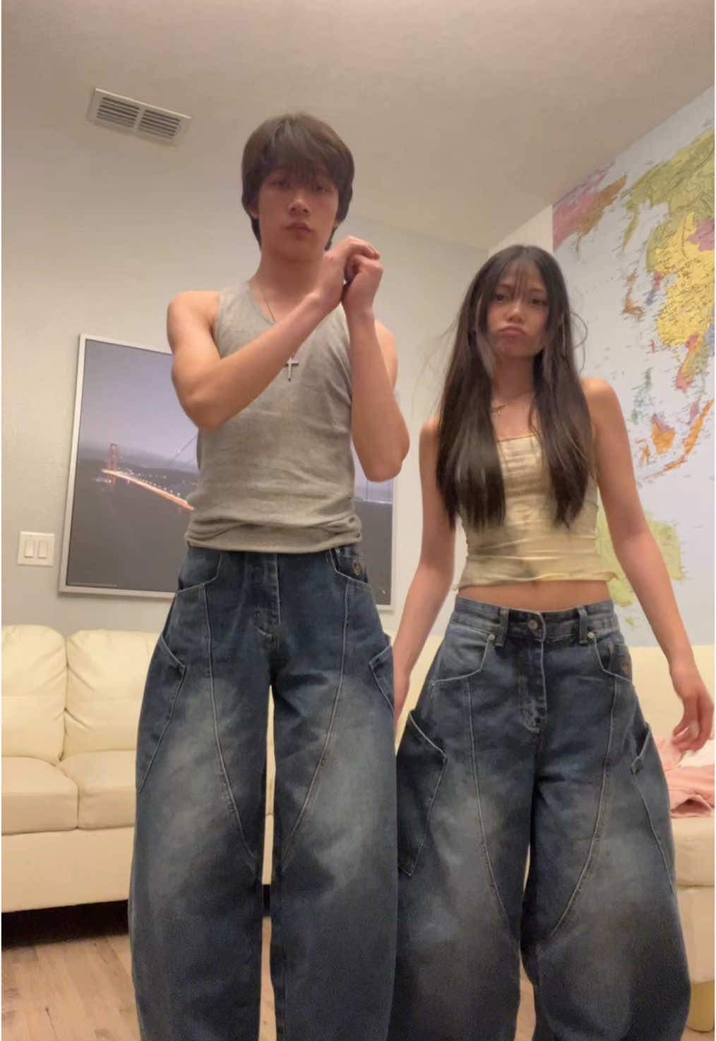 pow pow #prom #promtransition #OOTD #asian #promdress #transition #couple #fyp #bangchan #matching 
